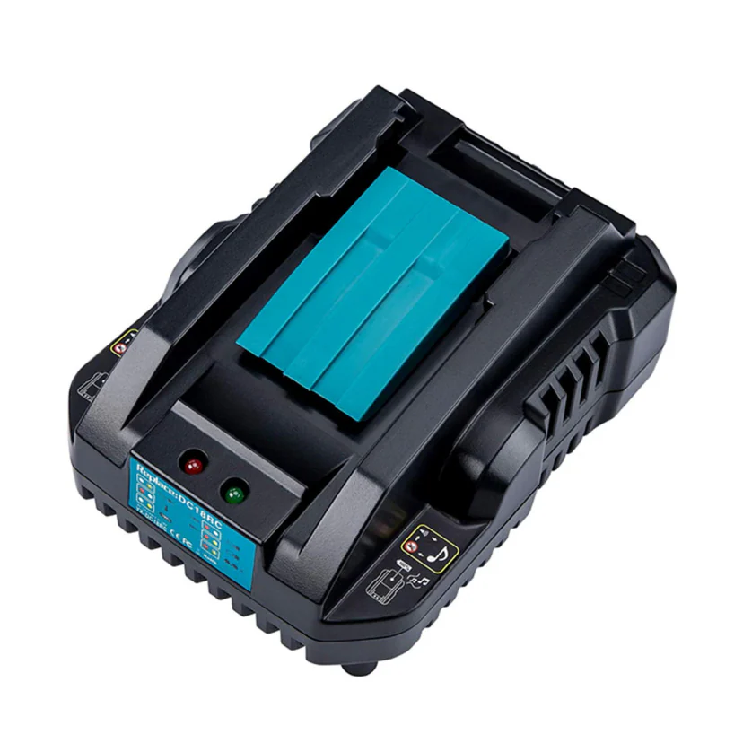Швидке зарядний пристрій для акумуляторів Makita DC18RC LXT/CXT 195584-2 BL1415, BL1815, BL1430, BL1830, фото 1