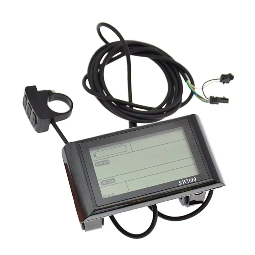 LCD Дисплей / екран SW900 24, 36, 48V для електровелосипеда, фото 1