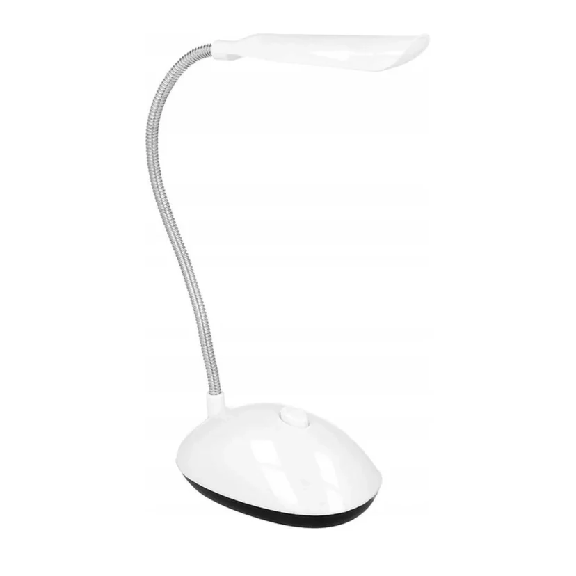 Настільна LED-лампа X-7188, 4 LED, 3×AAA, гнучка, біло-блакитна, фото 1