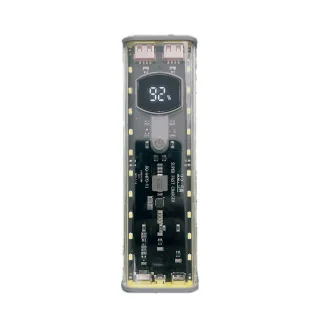 Повербанк BQ-A4PD-V1 12000mAh, 4×21700 Samsung, 22.5W, LED-ліхтар, чорний