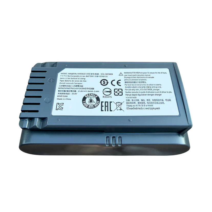 Сумісна акумуляторна посилена батарея для пилососа Samsung VCA-SBT90E DJ96-00227A 21.6V 2500mAh · код 610, фото 1